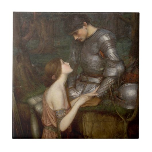 Lamia und der Soldat von John William Waterhouse Fliese (Vorderseite)