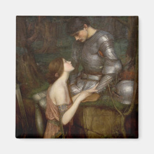 Lamia und der Soldat (von John William Waterhouse) Magnet