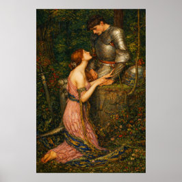 Lamia und der Soldat von John William Waterhouse Poster
