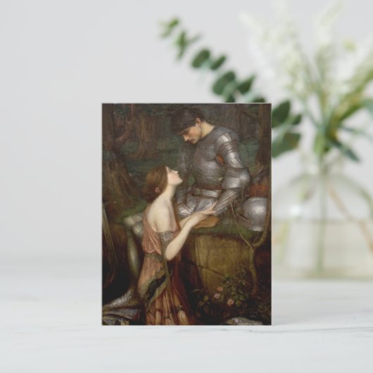 Lamia und der Soldat von John William Waterhouse Postkarte (Stehend Vorderseite)