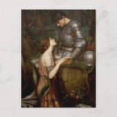 Lamia und der Soldat von John William Waterhouse Postkarte (Vorderseite)