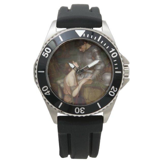 Lamia und der Soldier (von John William Waterhouse Armbanduhr (Vorderseite)