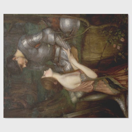 Lamia und der Soldier (von John William Waterhouse Geschenkpapier (Flach)