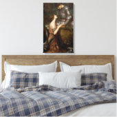 Lamia und der Soldier (von John William Waterhouse Leinwanddruck (Insitu (Schlafzimmer))