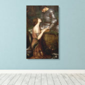 Lamia und der Soldier (von John William Waterhouse Leinwanddruck (Insitu (Holzboden))