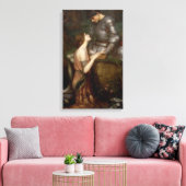 Lamia und der Soldier (von John William Waterhouse Leinwanddruck (Insitu (Wohnzimmer))