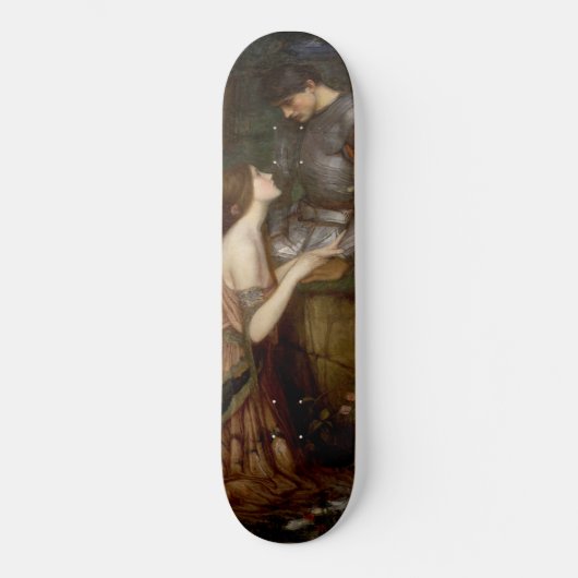 Lamia und der Soldier (von John William Waterhouse Skateboard (Vorderseite)
