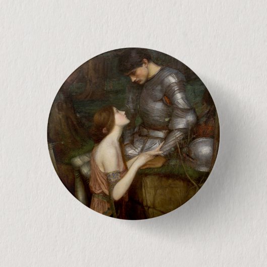 Lamia von John William Waterhouse Button (Vorderseite)