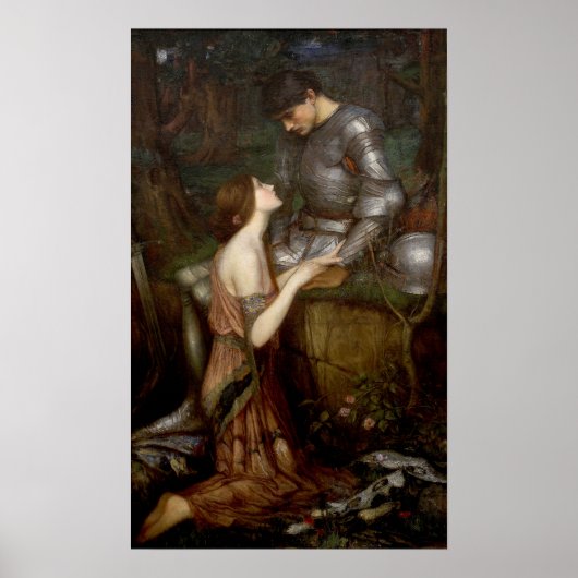Lamia von John William Waterhouse Poster (Vorne)