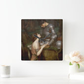 Lamia von John William Waterhouse Quadratische Wanduhr (Zuhause)
