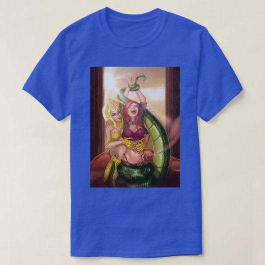 Lamia Warrior Tickling T-Shirt (Design vorne)