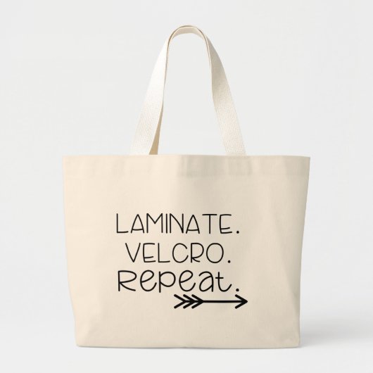 Laminat. Flausch. Wiederholung. Tasche (Vorne)