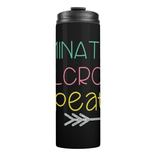 Laminat. Flausch. Wiederholung. Trommel 2 Thermosbecher (Vorderseite)