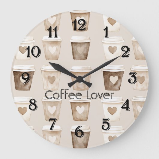 Laminated Placemat Große Wanduhr (Vorderseite)