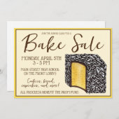 Lamington Australian Bake Sale Dessert Bakery Einladung (Vorne/Hinten)
