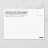 Lamington Recipe Postkarte (Rückseite)