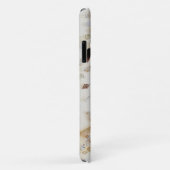 Laminierte farbige kleine Muscheln Case-Mate iPhone Hülle (Hinten/Rechts)