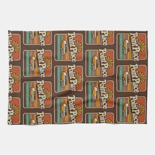 Laminiertes Tischset Geschirrtuch (Horizontal)