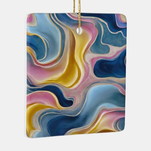 Laminiertes Tischset Keramikornament (Rechts)