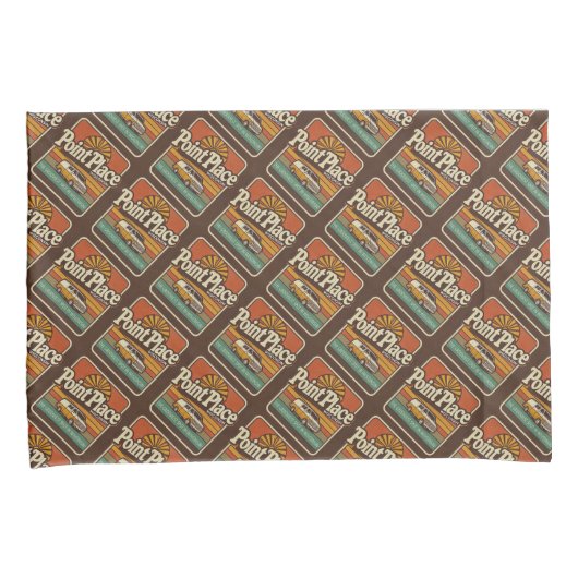 Laminiertes Tischset Kissenbezug (Vorderseite-Rechts)