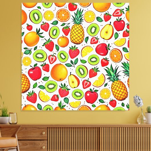 Laminiertes Tischset Leinwanddruck (Insitu (Wohnzimmer))