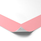 Laminiertes Tischset Poster (Ecke)