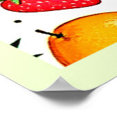 Laminiertes Tischset Poster (Ecke)