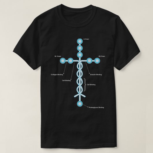 Laminin Christlich Hat T-Shirt (Design vorne)