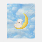 Lamm auf dem Mond Fleecedecke (Vorderseite)