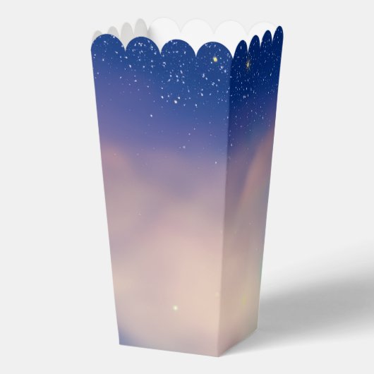 Lamm auf einer Cloud-Babydusche Geschenkschachtel (Rückseite)