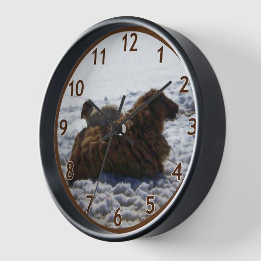Lamm auf Schafe Uhr (Winkel)