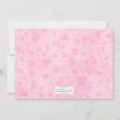 Lamm-Babyparty-Einladung Einladung (Rückseite)