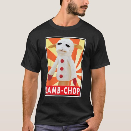 Lamm Chop Vintag Retro T-Shirt (Vorderseite)