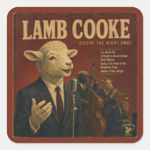Lamm Cooke Album: eine Parodie Quadratischer Aufkleber