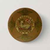 Lamm des Gottes Ecce Agnus Dei Button (Vorderseite)