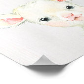 Lamm Farm Kinderzimmer Art Print Poster (Ecke)