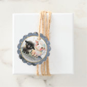 Lamm Gender Neutral Baby Shower Geschenkanhänger (Beispiel)