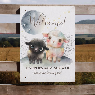 Lamm Gender Neutral Baby Shower Poster