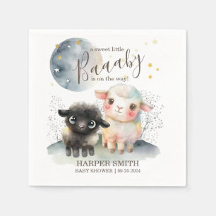 Lamm Gender Neutral Baby Shower Serviette