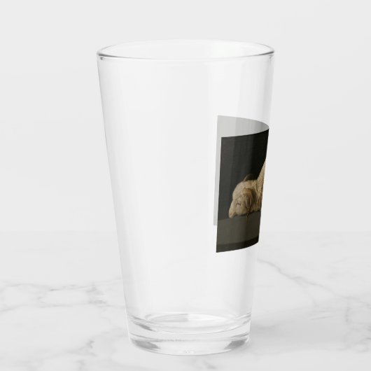 Lamm Gottes (Agnus Dei) (Opfertier) Glas (Rechts)