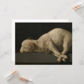 Lamm Gottes (Agnus Dei) (Opfertier)-Karte Karte (Vorderseite/Rückseite Beispiel)