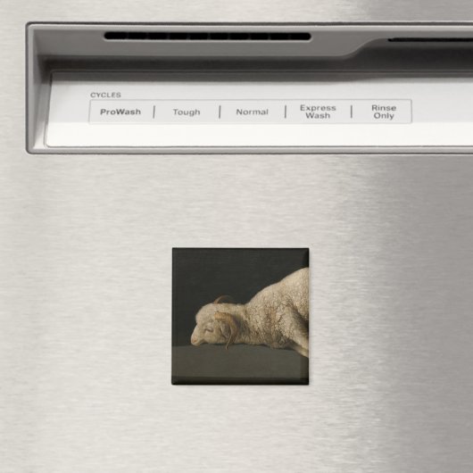 Lamm Gottes (Agnus Dei) (Opfertier) Magnet (In Situ (Geschirrspüler))