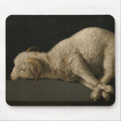 Lamm Gottes (Agnus Dei) (Opfertier) Mousepad (Vorne)
