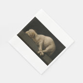 Lamm Gottes (Agnus Dei) (Opfertier) Serviette (Ecke)