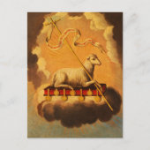 Lamm Gottes, Agnus Dei von Jose Campeche y Jordan Postkarte (Vorderseite)
