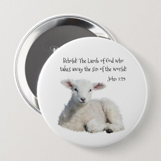 Lamm Gottes Button (Vorne & Hinten)