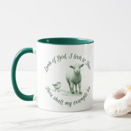 Lamm Gottes Ich schaue zu dir Hymn Lyric Tasse
