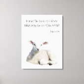 Lamm Gottes Leinwanddruck (Vorderseite)