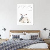 Lamm Gottes Leinwanddruck (Insitu (Schlafzimmer))