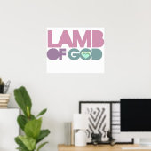 Lamm Gottes Poster (Heimbüro)